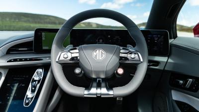 MG Cyberster, driver's view